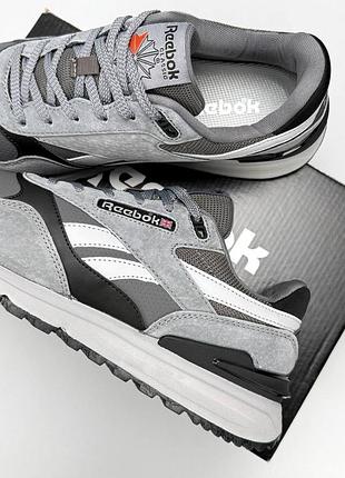 Reebok classic leather 2400 grey black white