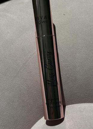 Туш для вій 🖤 rival loves me miss curvy mascara — 01 black