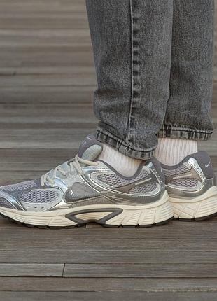 Кроссовки мужские, кроссовки женские, 1в1 люкс качество, кожа, nike v5 rnr sky grey silver, inter-2346