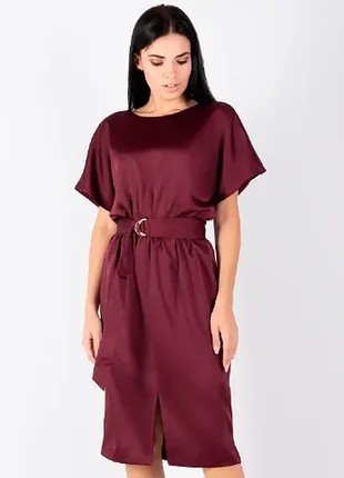 Бордова сукня seam