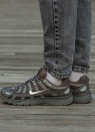 Кросівки чоловічі, кросівки жіночі, 1в1 люкс якість, шкіра, nike p-6000 bronze, inter-2297