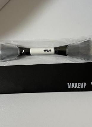 Двухсторонній пензлик для макіяжу makeup by mario f4 dual-ended foundation and face brush