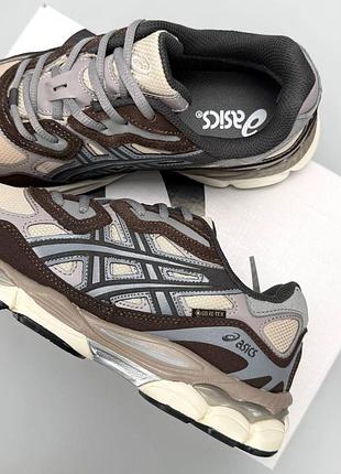 Asics gel-nyc w gtx beige brown grey