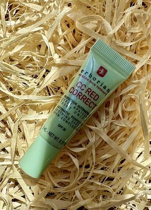 Cс red correct erborian spf 30 коригуючий cc-крем для обличчя пробник