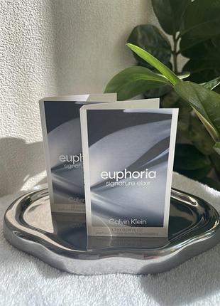 Оригінальний пробнік аромату euphoria signature elixir від calvin klein, 1,2мл