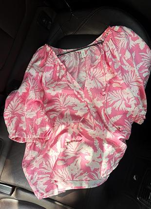 Блузка з натуральної тканини h&m