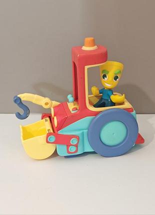 Cbeebies «moon &amp; me», транспорт +фигурка, очень хорошего качества, кран двигается, качественная игрушка, игровой набор
