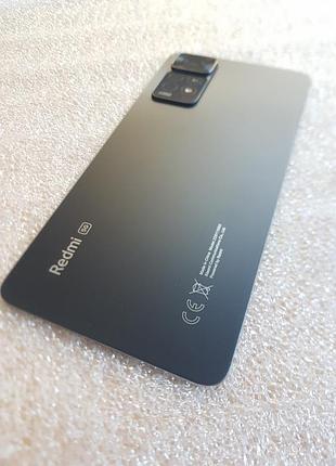 Задня кришка xiaomi redmi note 11 pro 5g (2201116sg) чорна (graphite gray) скло оригінал (олеофобка)