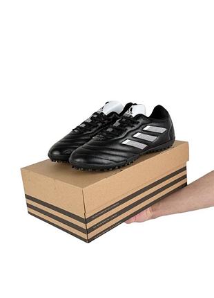 Чоловічі сороконіжки adidas goletto viii tf black white