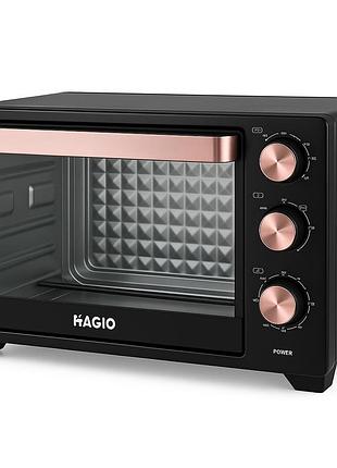 Якісні електродуховки magio mg-247 1500 вт, духовка переносна електрична, печі електричні qe-53