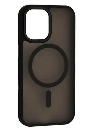 Чохол guard matte magsafe for iphone 16 black