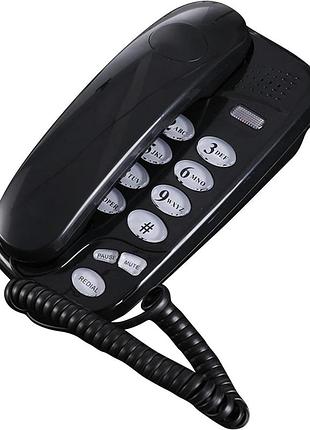 Стационарный телефон kxt580 проводной с большими кнопками белый