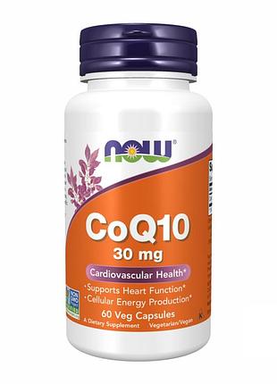 Коэнзим q10 coq10 (koenzym q10) 30 мг - 60 капсул в растительной оболочке для поддержания здоровья сердца