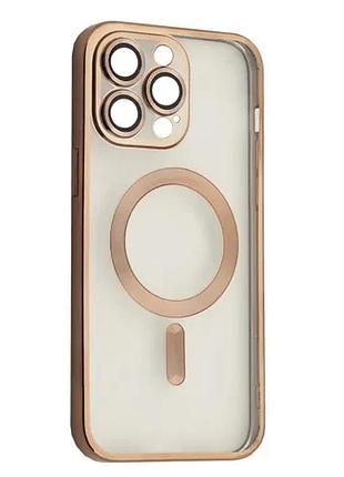 Чохол shining camera magsafe for iphone 13 pro desert titanium
