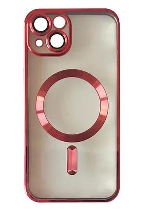 Чохол shining camera magsafe for iphone 13 red