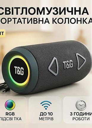 Портативная колонка с bluetooth tg656, колонка акустическая для улицы bluetooth бюджетная fv-17