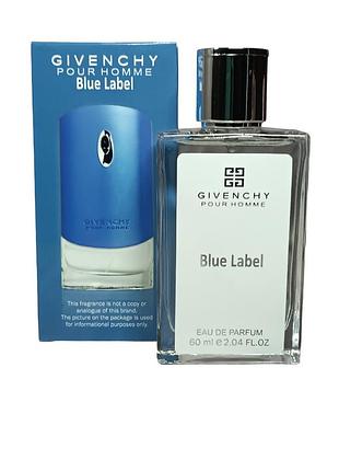 Мужской парфюм (версия givenchy pour homme blue label) 60 мл