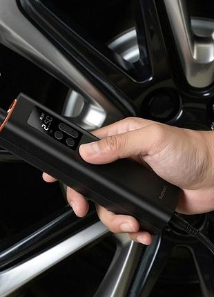 Насос для автомобіля електричний (30л/ 150psi) baseus, компресор автомобільний з автостопом, хороший насос для машини, rfe