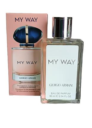 Жіночі парфуми (версія giorgio armani my way) 60 мл