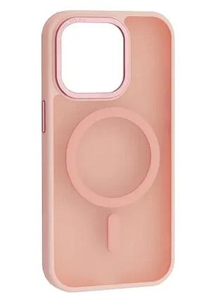 Чохол guard matte magsafe for iphone 13 pro max pink sand