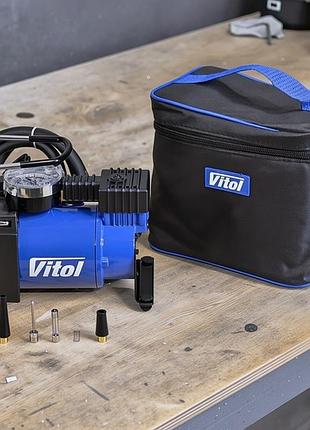 Насос с манометром для авто (40л/ 150psi/ 15amp), насос для подкачки колес автомобиля, rfe