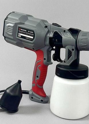 Маленький фарбопульт для фарбування авто 550вт intertool, професійний фарбопульт для фарбування авто, rfe