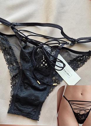 Трусики intimissimi черные one size
