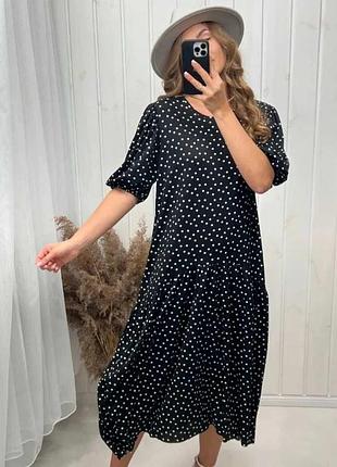 Zara сукня в горох