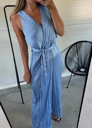 Сатиновый комбез от zara