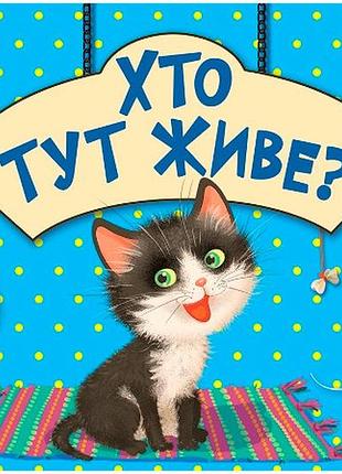 Книга "загадки-відгадки. хто тут живе? котик", шт
