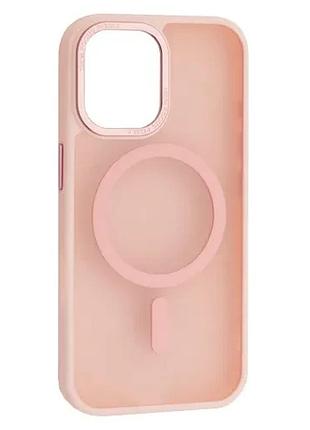 Чохол guard matte magsafe for iphone 16 pink sand