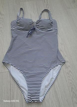 Суцільний купальник в полоску  debenhams 44