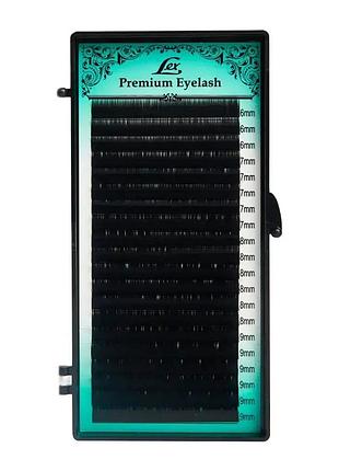 Вії для нарощування lex premium eyelash, одна довжина