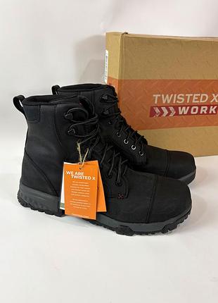 Мужские кожаные рабочие ботинки twisted x nano composite 47 размер