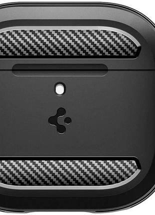Защитный чехол spigen rugged armor для apple airpods 3 - matte black