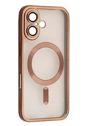 Чохол shining camera magsafe for iphone 17 desert titanium