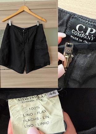 Лляні вінтажні шорти c.p. company made in italy