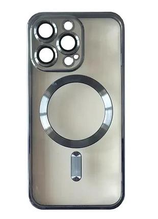 Чохол shining camera magsafe for iphone 13 pro max lilac