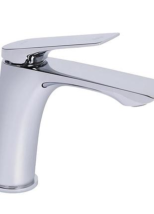 Смеситель для раковины qtap vlasta new chrome (qtvla270crm45640)