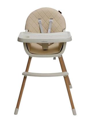 Стілець для годування дитини 2 в 1 velano evo, beige