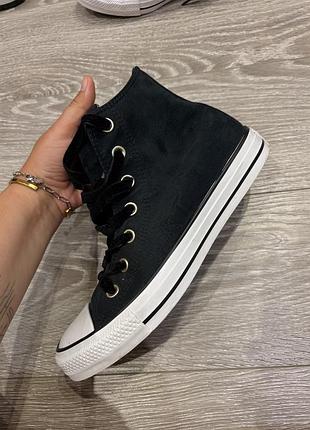 Converse високі замшеві
