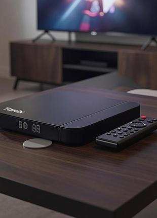 Android tv на приставку, приставка до телевізора на android, приставка смарт тв з зручним пультом, приставка tv android, rfe