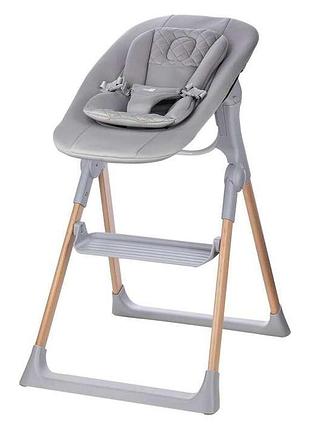 Стул для кормления ребенка freeon flexi grow 2 в 1, grey