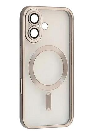 Чохол shining camera magsafe for iphone 17 natural titanium