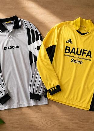 Футбольна форма чоловіча adidas, diadora жовта, біла