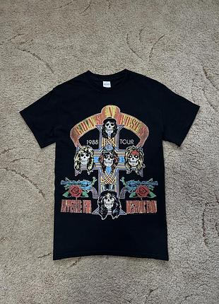 Футболка guns n roses / guns n roses / guns n roses t-shirt / мерчова футболка guns n roses / мерч / мерчова футболка / guns n roses 1988 tour / 2016