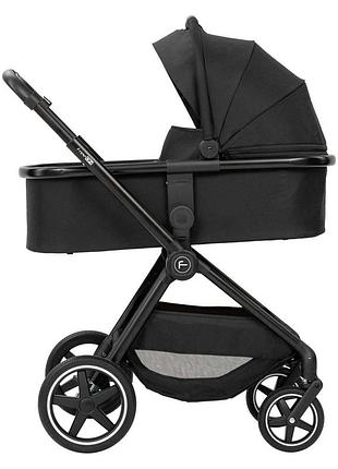 Коляска для дитини універсальна 3 в 1 freeon zack, black