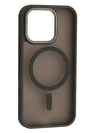 Чохол guard matte magsafe for iphone 13/14 grey
