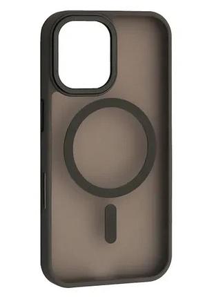 Чохол guard matte magsafe for iphone 16 grey