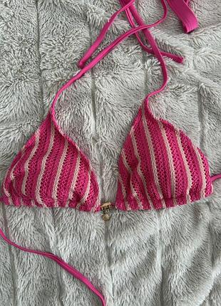 Купальник трендового рожевого кольору 💗